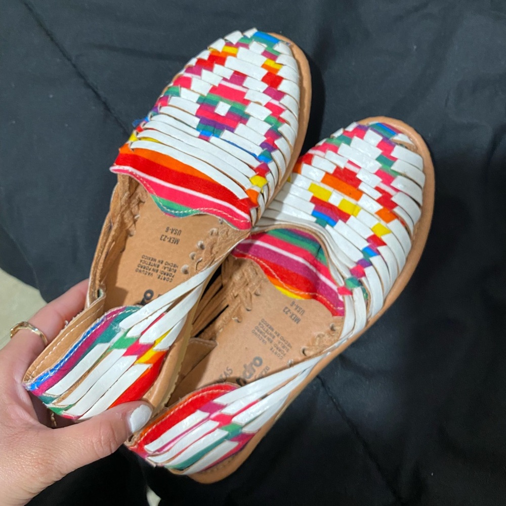 Huarache sandals! Never been worn, in perfect condition.